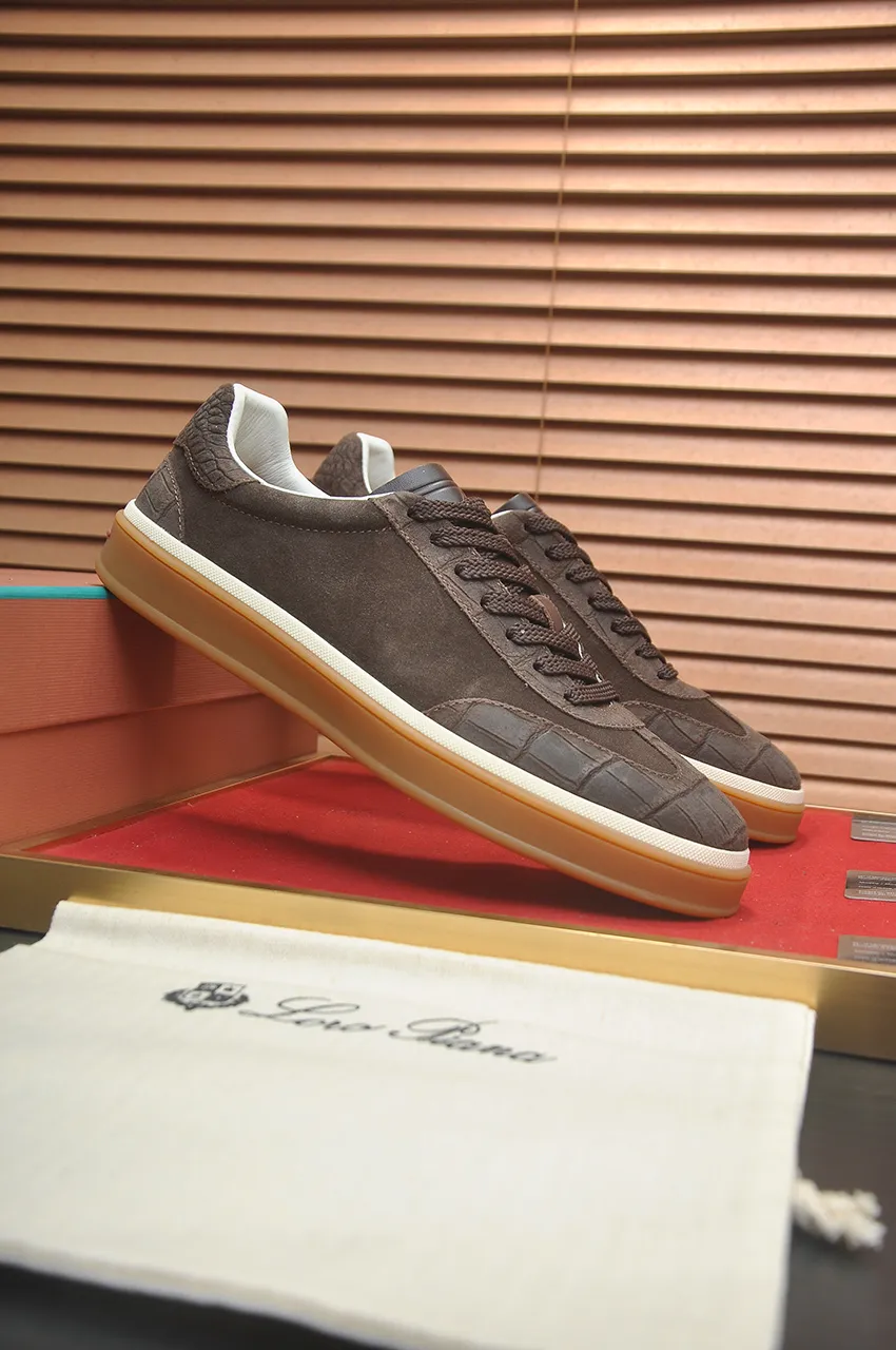 Men's men's shoes 💰580💶[𝐥𝐨𝐫𝐨 𝐏𝐢𝐚𝐧𝐚] lp classic loafers, an Italian treasure brand, the only brand that can match Hermès! Only after wearing it do we realize that we cannot let down our feet. The upper is imported cashmere, the lining of water-dyed cowhide ➕ the cowhide feet, the official original glass rubber outsole, and the pendant. Exclusive original packaging (tag ➕ brand paper ➕ outer box ➕ hand bag) code number: 38-46 (45 46 customized)